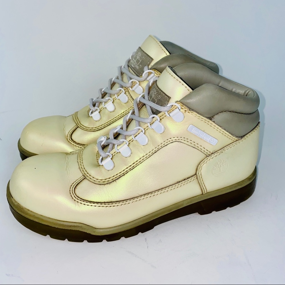 Timberland Field Boots Leather Youth Boys Size 5.5